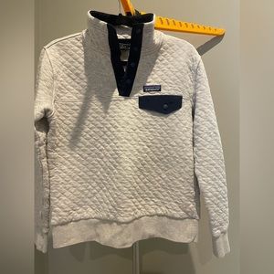 Patagonia Organic Cotton Quilt Snap-T Pullover sz small